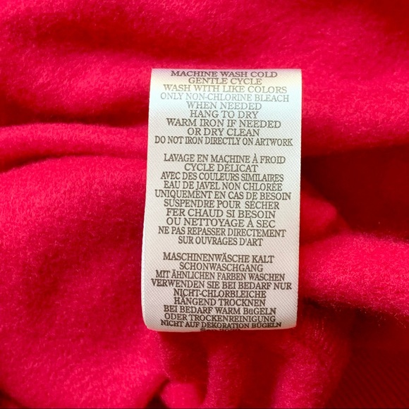 Peloton Red Modern Side Slit Weekender Sweatshirt Large - Picture 4 of 7